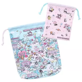 Набор сумочек на шнурке Sanrio Персонажи Sanrio 878308 (Фэнтезийное путешествие)