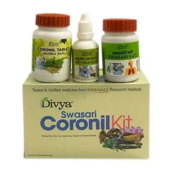 Набор Свасари Коронил (117 г), Swasari Coronil Kit, Patanjali