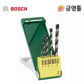 Набор сверл Bosch 2607019445 по камню 5шт 4 8мм сброс по бетону