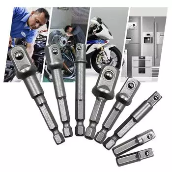 Набор сверл-гаек с удлинителем под прямым углом 105°, насадка-отвертка для дрели One Size