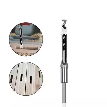 Набор сверл из быстрорежущей стали с квадратным отверстием для долбления, резьбы и деревообработки (6/8/12,5 мм) - Нержавеющий, прочный и эффективный 6mm