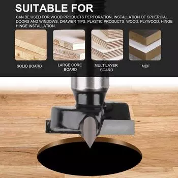 Набор сверл, кольцевых пил, набор инструментов для деревообработки, мебельных дверных петель, столов, деревянных изделий 15/20/25/30/35 мм