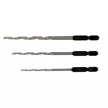 Набор сверл Star M с шестигранным хвостовиком A 75B-SA 3/4/5 мм