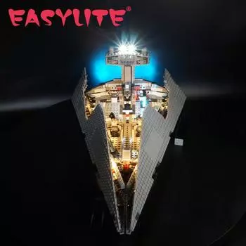 Набор светодиодных ламп EASYLITE для Star War The Imperial Super Destroyer 75055 DIY Toys Blocks Модель не входит в комплект