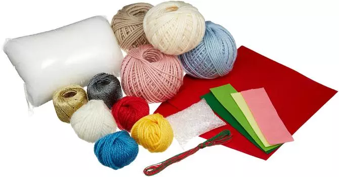 Набор талисмана из пряжи Olympus, милый фестивальный медведь, персиковая кукла, MK-77