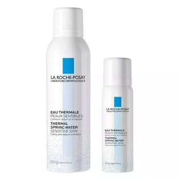Набор термальной воды La Roche Posay Лосьон-спрей для лица и тела Лосьон-спрей Увлажняющий минеральный омертвевший слой кожи чистый