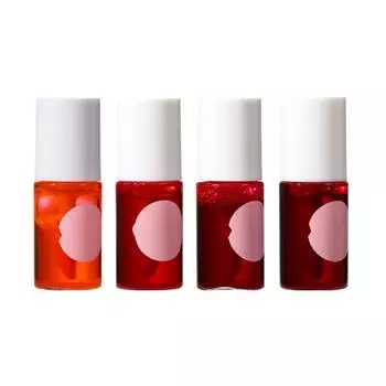 Набор тинтов для губ Lip Tint Stain, стойкий блеск для губ, нелипкий, 4 цвета, 13 мл One Size