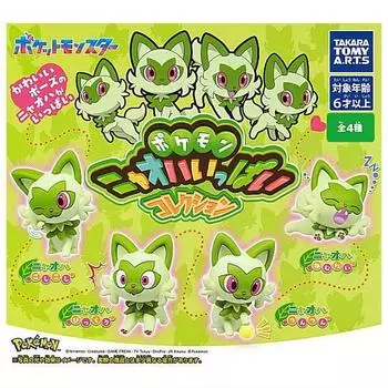 Набор типов коллекции Pokemon Nyaoha Ippai Gacha Gacha Capsule Toy [4 (Полный Полный)]