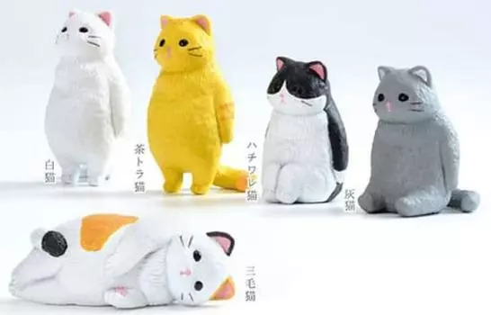 Набор типов кошек Ale Gacha Gacha Capsule Toy Nothingness. (перепродажа) [5 (полный полный)]