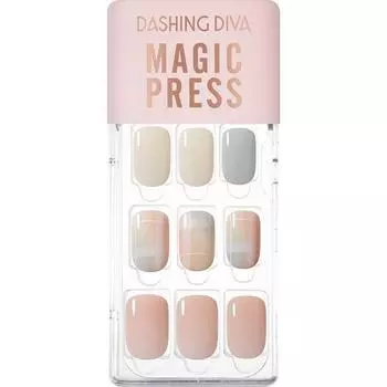 Набор типсов для ногтей Dashing Diva Magic Press, Check Mute, 1 шт.