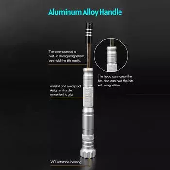 Набор точных отверток 52-в-1, многофункциональные портативные ручные отвертки, инструменты для ремонта оранжевый