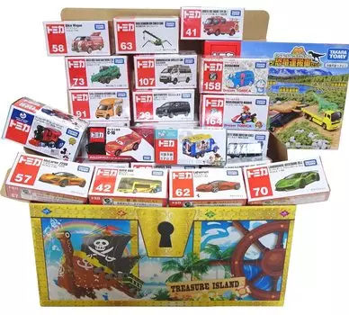 Набор «Томика» Dream Tomica Disney Motors Cars Подарочный набор Популярный набор Приз Подарок на день рождения Сокровище 25 предметов (Коробка Пикишемо) (Сокровище