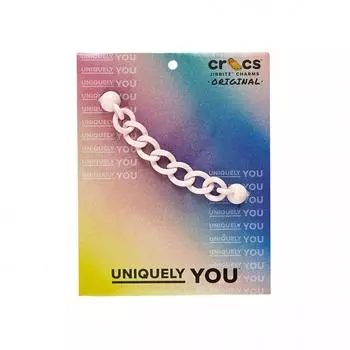 НАБОР ТОНКОЙ РОЗОВОЙ ЦЕПИ CROCS ИЗ 5 ШТ. 10012304 FREE 999