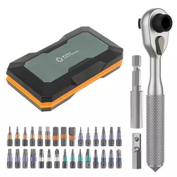 Набор торцевых ключей с трещоткой 42 в 1, гаечный ключ, набор для обслуживания автомобиля, комбинированный, многофункциональный, маленький ящик для инструментов, аксессуары для домашнего ремонта