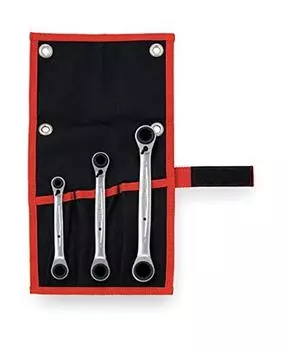Набор торцевых ключей TONE 4WAY Ratchet RMW300 черного цвета, 3 предмета