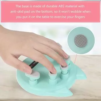 Набор тренажеров для пальцев TUNYIN, 1 пара тренажеров для пальцев правой и левой руки зелёный