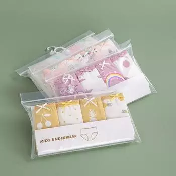 Набор трусов с принтом для девочек, набор из четырех штук, 160 шт. 160