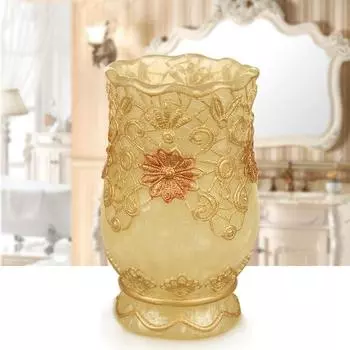 Набор туалетных принадлежностей из смолы для ванной комнаты, набор из пяти предметов с подносом, стаканчиком для рта, держателем зубной щетки, бутылочкой для лосьона, туалетной щеткой, коробкой для салфеток