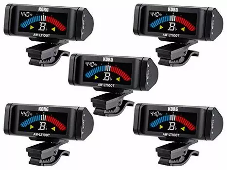Набор тюнеров KORG из 5 штук [оптовая закупка] - труба/тромбон AW-LT100T