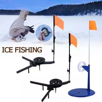 Набор удочек для зимней рыбалки на открытом воздухе, аксессуары для зимней рыбалки, переносные удочки для окуня 3pcs