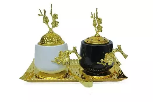 Набор угольных курильниц для благовоний (4 шт)