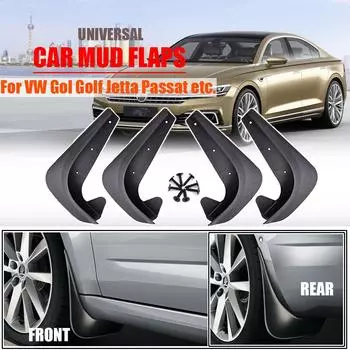 Набор универсальных брызговиков, брызговики для VW Golf Polo Passat Jetta BORA, брызговики, колесо, крыло, переднее и заднее
