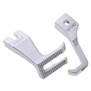 Набор универсальных прижимных лапок для промышленной швейной машины Walking 1 1 серебряный