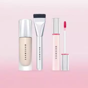 НАБОР Wake Make Water Velvet Cover Foundation 30 мл + Blurring Fixing Tint AD 3,5 г, набор из 2 предметов, нет. 17 Pale _03 Восточный рубин, 1 шт.