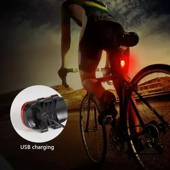 Набор велосипедных фонарей, USB аккумуляторная светодиодная велосипедная фара, предупреждение, велосипедные задние фонари, велосипедные аксессуары для MTB Sets