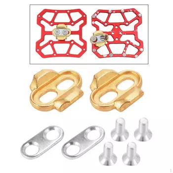 Набор велосипедных шипов, универсальные практичные противоскользящие педали, простая в установке велосипедная обувь