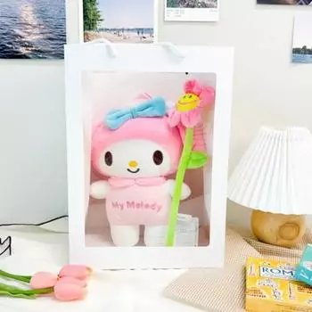 Набор вешалок для сумок с куклами-персонажами Sanrio, подарочный набор на день рождения, набор «Моя мелодия», популярные корейские игрушки