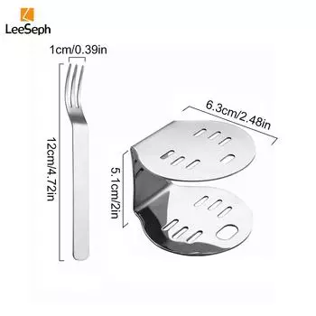 Набор вилок для фруктов из нержавеющей стали Leeseph, набор вилок для десертов, вилки для закусок, мороженого, торта, для званых ужинов, Дня благодарения, Рождества