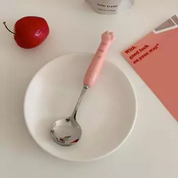 Набор вилок и ложек из нержавеющей стали, стильные многоцелевые прочные детские столовые приборы для десерта, молока, кофе, размешивания, набор ложек