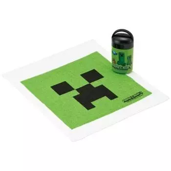 Набор влажных антибактериальных полотенец Skater с чехлом Влажное полотенце Minecraft Сделано в Японии 32 x 30,5 см OA5AG-A