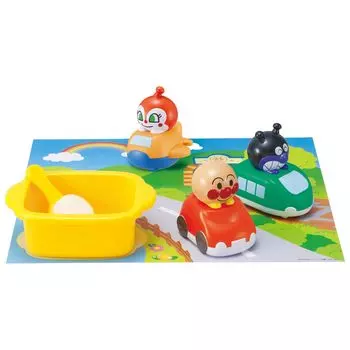 Набор водных игрушек Irokawarun Anpanman and Friends Рекомендуется для детей от 3 лет и старше [BANDAI]