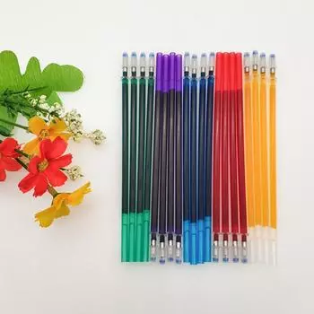 Набор водорастворимых ручек для вышивки крестом, 5 цветов, наконечник 0,7 мм для рисования точек и сетки. 0.7mm water erasable pen core фиолетовый