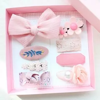 Набор заколок для волос Chaeni Bongbong Flamingo, популярный персонаж в Корее