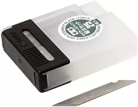 Набор запасных лезвий для ножей Tamiya Craft Tool Series из 25 пластиковых инструментов для моделирования 74075 № 75 Моделист