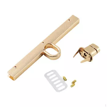 Набор застежек для самостоятельного изготовления кожаных сумок золотой