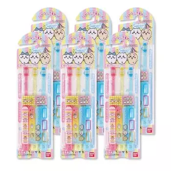 Набор зубных щеток BANDAI из 3 штук Chikawa BOX наборы для детей (6 включено)