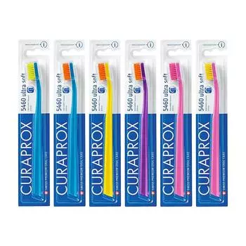Набор зубных щеток Craprox CS5460 из 6 шт. [Оптовая закупка] белый