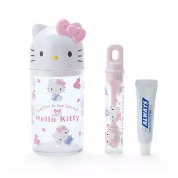 Набор зубных щеток Sanrio Hello Kitty Набор зубных щеток Hello Kitty 12 x 7 x 5 см Персонаж SANRIO 983829 &