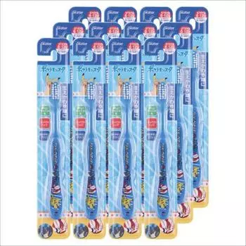 Набор зубных щеток Skater из 12 штук для учеников начальной школы 6-12 лет, мягкие, Pokemon 15,5 см TB6S-A