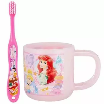 Набор зубных щеток Skater Набор зубных щеток с подставкой для детей 3-5 лет Princess Disney 180 мл 14,5 см KTB5-A