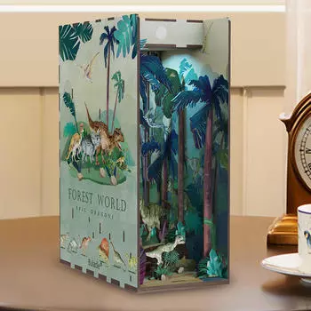 Наборы деревянных миниатюрных кукольных домиков. Идеальный подарок для творчества детей и всей семьи.