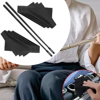 Наборы для чистки флейты Духовой инструмент Пылезащитный аксессуар Техническое обслуживание Музыка