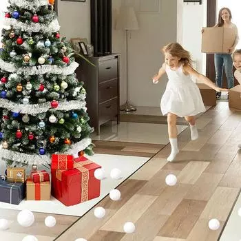 Наборы для метания игр в помещении и на открытом воздухе, искусственные снежки, праздничное украшение, подвесная подвеска для рождественской елки ручной работы A