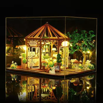 Наборы для миниатюрных кукольных домиков своими руками, креативный декор для дома, строительство мини-дома с мебелью