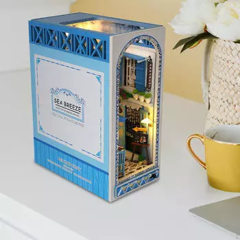 Наборы для самостоятельной сборки подставок для книг, декор для вставки в книжную полку, декоративные подставки для книг ручной работы, модель, сборка, креатив