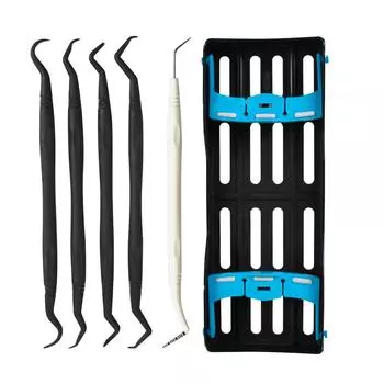 Наборы для удаления зубного камня из 6 шт., наборы для удаления зубного камня из углеродного волокна